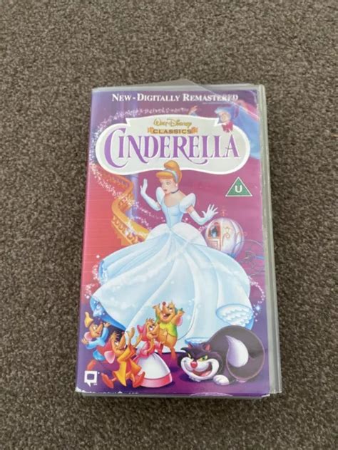 Cinderella Vhs Dm Walt Disney Classics New Digitally Remastered