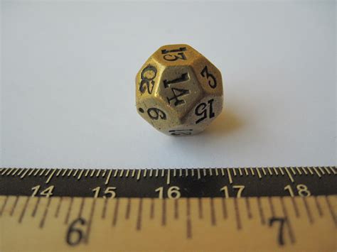 Justin Michells D20 Twenty Sided Dice