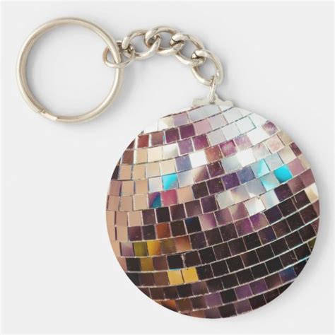 Disco Ball Keychain | Zazzle.com