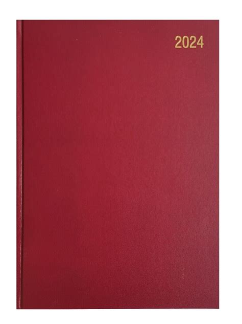 2024 A4a5 Diary One Day A Page Dap Hardback Casebound Cover Diary Full Satsun Ebay