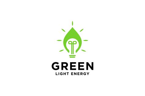 Green Light Energy Logo Branding And Logo Templates Creative Market