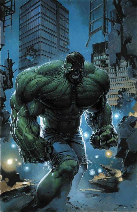 Immortal Hulk Variant Cover By Clayton Crain Hulk Art