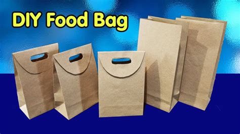 Diy Food Bag Unik Dari Kertas Nasi Paper Bag Makanan Youtube