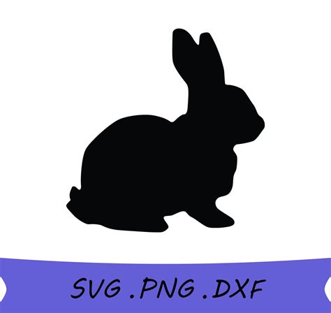 Bunny SVG Bunny Silhouette SVG Bunny PNG Rabbit Silhouette - Etsy