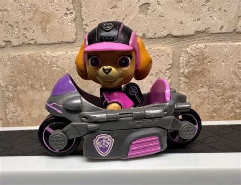 FIGURINE PAW PATROL Skye Mission Cruiser Transforming Cycle Pup 2N1