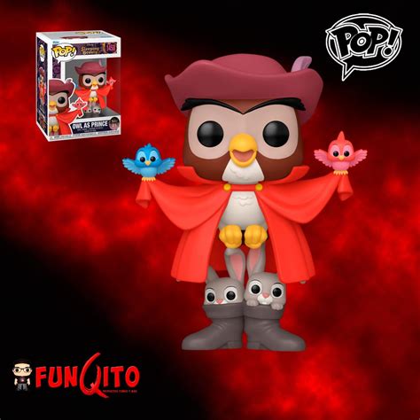 Bella Durmiente 65 Años Búho como Príncipe Funko Pop FUNQITO