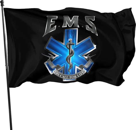 Amazon CELILIN American Flag Ems Star Of Life Emt Paramedic Medic