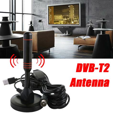 Dvb T Antenne Full Hd Tv Terrestrisch Aktiv Dab Zimmerantenne Dbi