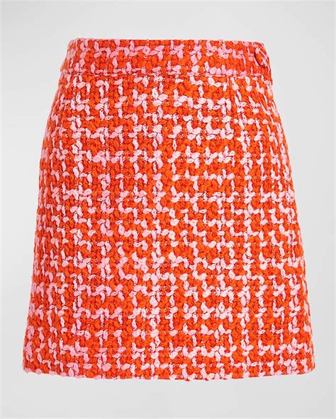 Essentiel Antwerp Wool Blend Tweed Mini Skirt Neiman Marcus