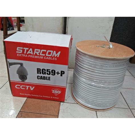 Jual Kabel CCTV RG 59 Power 300 Meter STARCOM Khusus GRAB GOJEK