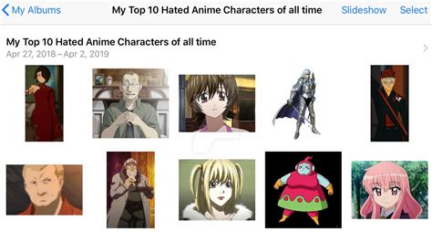 My Top 10 Hated Anime Characters Of All Time By D34dp00lf4n On Deviantart