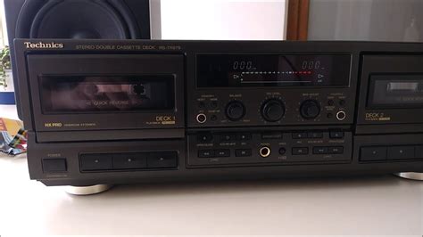 Technics Stereo Double Cassette Deck Rs Tr Auto Tape