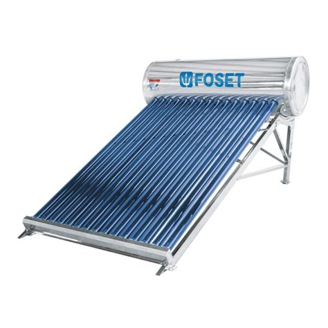 Calentador Solar De Agua Tubos Personas Foset Litros Mod Cale