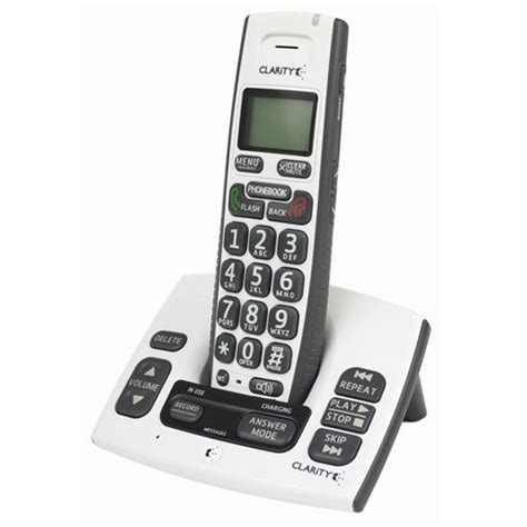 Clarity D613 DECT 6.0 Amplified Cordless Phone w/ Answering Machine ...