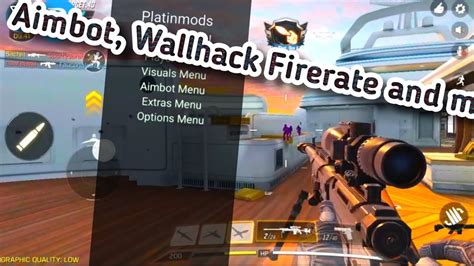 Call Of Duty Mobile PMT Hack Wallhack Chams No Recoil Autoheadshot