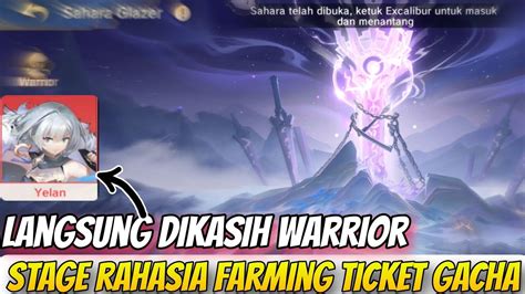 TERNYATA ADA STAGE RAHASIA WARIOR BANJIR TIKET BUAT GACHA Monkey