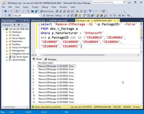 Using A Sql Server Query To Create A Powershell Script Enhansoft