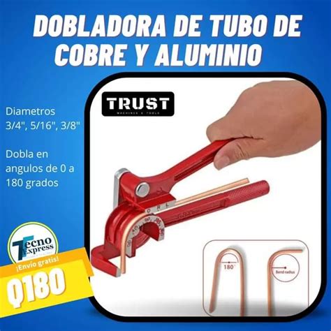 Dobladora De Tubo De Cobre Y Aluminio Tecno Expres Gt