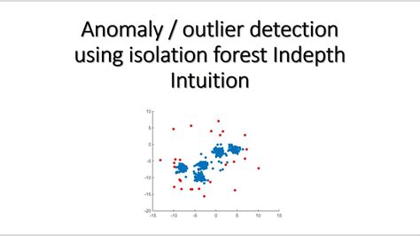 Anomalyoutlier Detection Using Isolation Forest Indepth Intuition