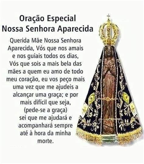 Ora O Especial Nossa Senhora Aparecida Mundo Mensagens