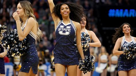 Utah State Cheerleader Goes Viral During Aggies Ncaa Tournament Loss