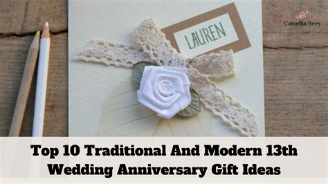 Top 10 Traditional And Modern 13th Wedding Anniversary Gift