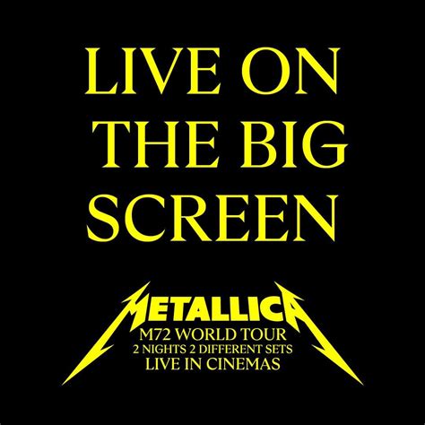 Metallica And Trafalgar Releasing Have Revealed A Brand New Event