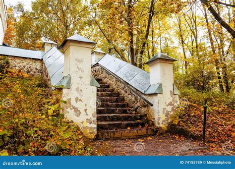 Stairs At The Assumption Cathedral In Svyatogorsk Monastery In