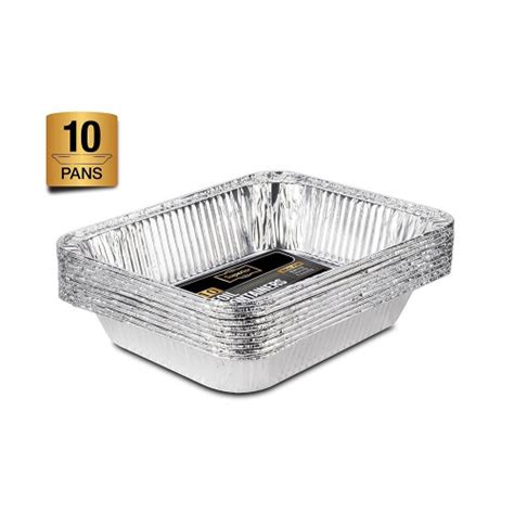 Large Disposable Aluminium Foil Trays Containers For Baking Roasting