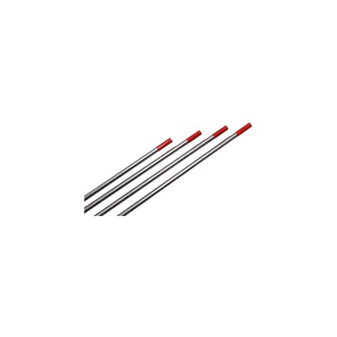 2 Thoriated Tungsten Electrode Red Tip 32 Mm