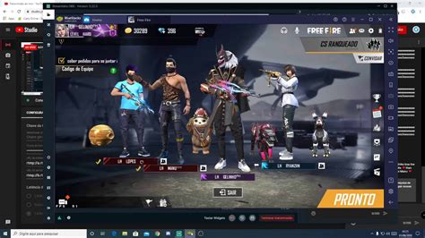 FREE FIRE AO VIVO NOVA TEMPORADA RUMO AO MESTRE SOLO RANKED