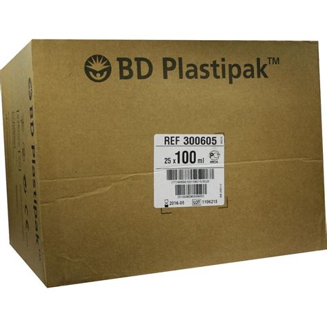 BD Plastipak Wund Blasenspritze 100 Ml Mit Luer Adapter