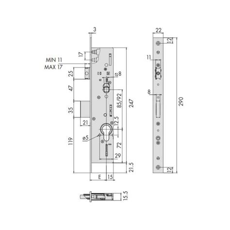 Serrure Monopoint Larder Cisa Multitop Pro