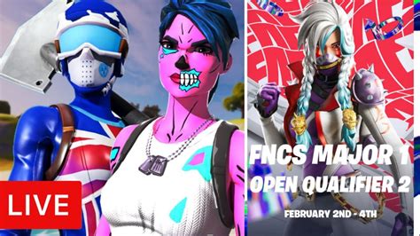 🔴 Live Fncs Major 1 Qualifiers 2 Fortnite Live Youtube