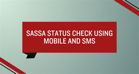 Sassa Status Check Using Mobile And Sms How To Check Sassa Status On Phone All We Know