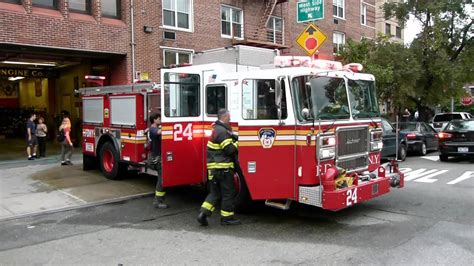 Fdny Engine 24 Goes On A Run Youtube