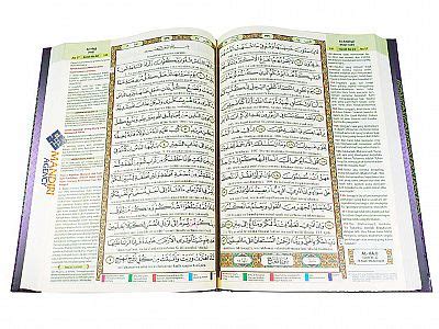 Al Quran AL AMZAR A5 Terjemah Transliterasi Latin Tajwid Warna