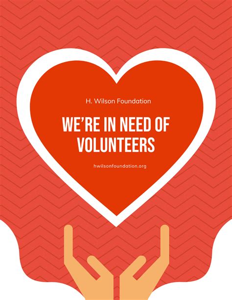 Free Volunteers Needed Flyer Template - Edit Online & Download ...