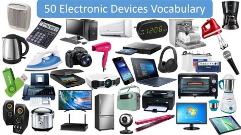 Electronic Devices In English Devices Vocabulary English Vocabulary Vocab Learn English