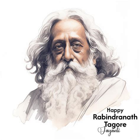 Premium Psd Happy Rabindranath Tagore Jayanti Celebration Social