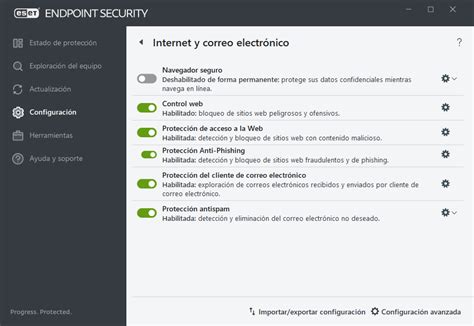 Protecci N Del Acceso A La Web Eset Endpoint Security Ayuda En