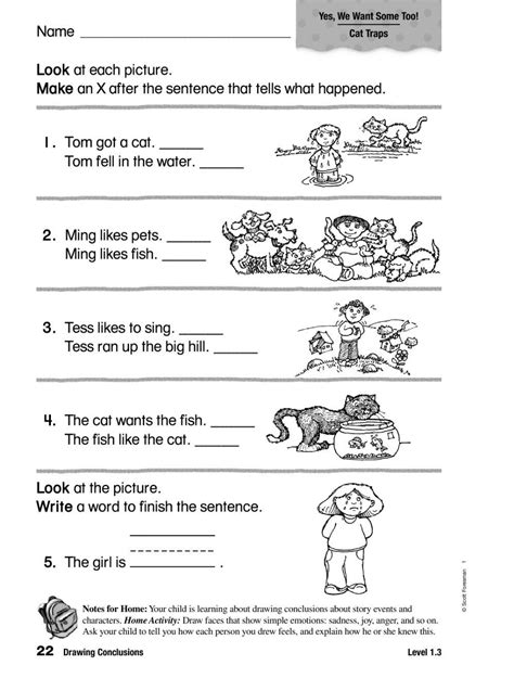 Drawing Conclusions Interactive Worksheet Live Worksheets