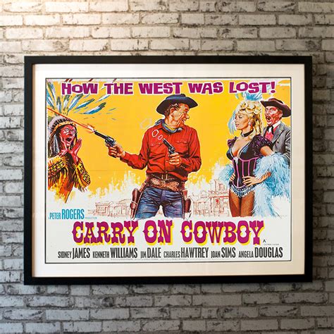 Carry On Cowboy (1965) | Original Movie Poster | Vintage Film Poster – At The Movies Posters