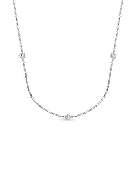 Buy Memoire Memoire K Ct Tw Diamond The Yard Necklace