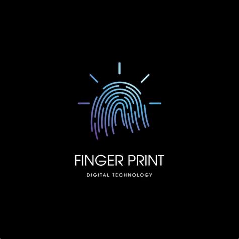 Premium Vector Fingerprint Logo Icon