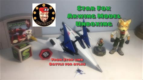 Star Fox Arwing Model Unboxing From Starlink Battle For Atlas Youtube