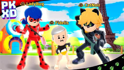 Fui Adotado Pela Fam Lia De Cat Noir E Ladybug No Pk Xd Mp Youtube