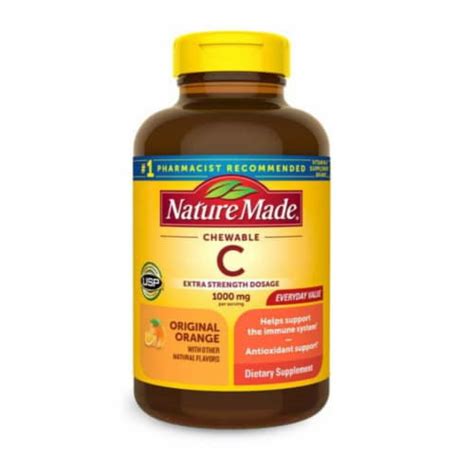 Nature Made Extra Strength Chewable Vitamin C Mg Tablets