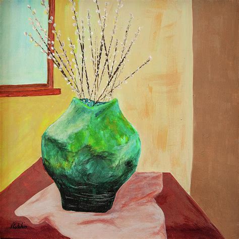 Pussy Willow Painting By Heidi Kutchin Pixels
