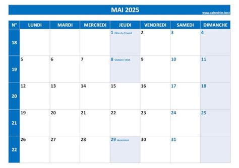 Semaine Dates Calendrier Et Planning Hebdomadaire Imprimer